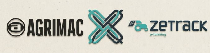 Logotipos de AGRIMAC y ZeTrack unidos en colaboración